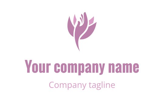 Beauty, wellness logo