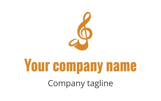 Saxophone logo