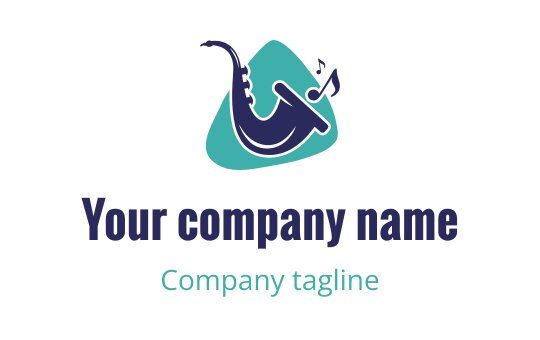 Saxophone logo