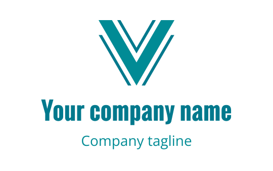 V logo