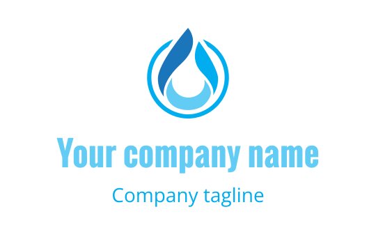 Blue logo