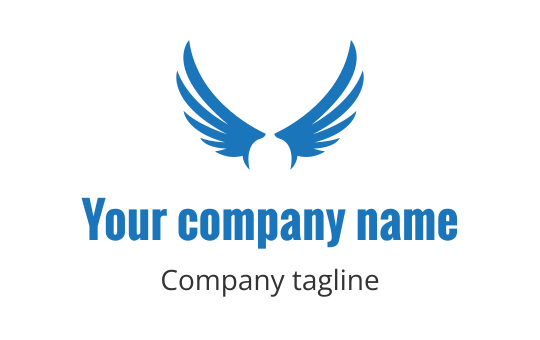 Teal logo featuring a stylized wing, representing the church industry.