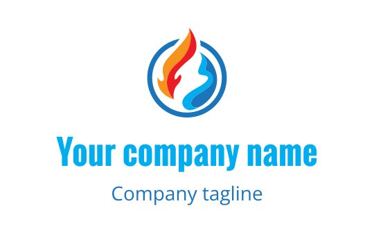 Heating logo