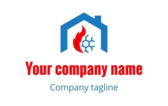 Heating logo