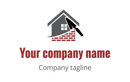 Professional logo design featuring a gray and brown brick pattern, ideal for the religion and spirituality sector