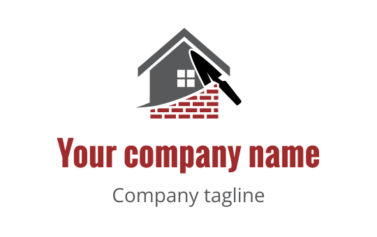 Professional logo design featuring a gray and brown brick pattern, ideal for the religion and spirituality sector
