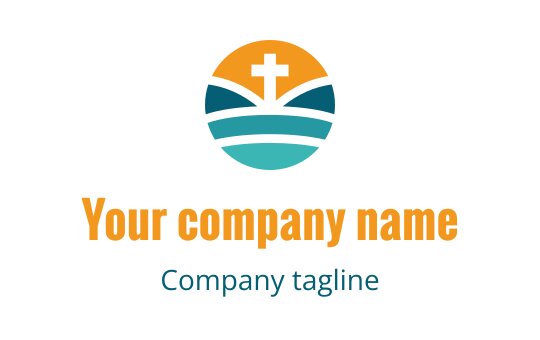 Teal and cyan cross logo with gold accents, representing the cross industry.