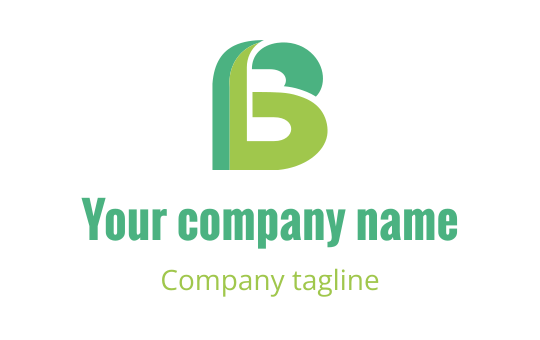 B logo