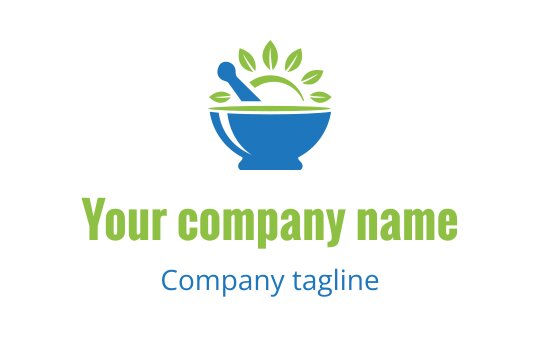 Food, drinks, restaurant logo