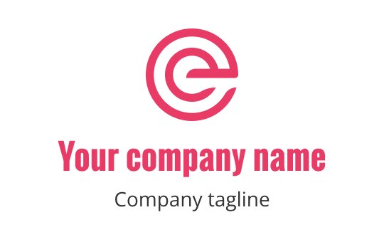E logo