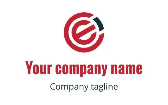 E logo