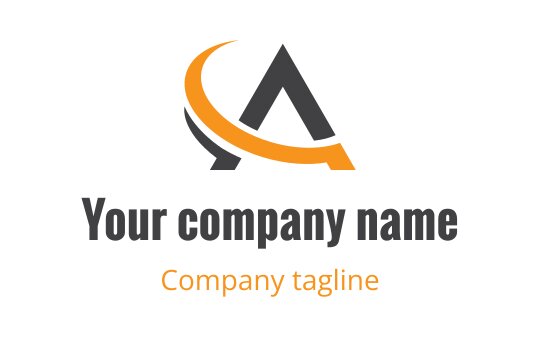 Modern logo design featuring orange and gray elements for the religion and spirituality sector