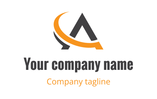 Modern logo design featuring orange and gray elements for the religion and spirituality sector