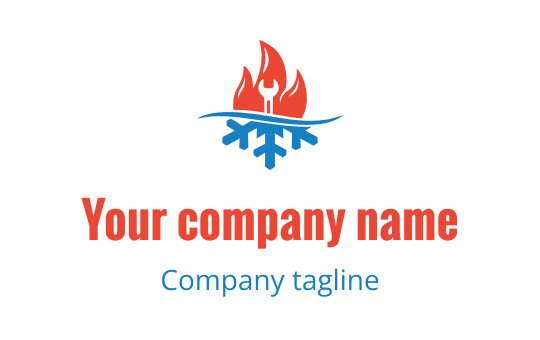 Heating logo