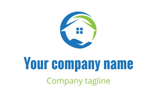 Real estate, property logo