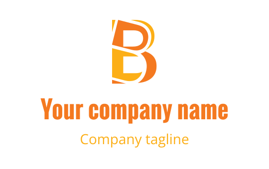 B logo