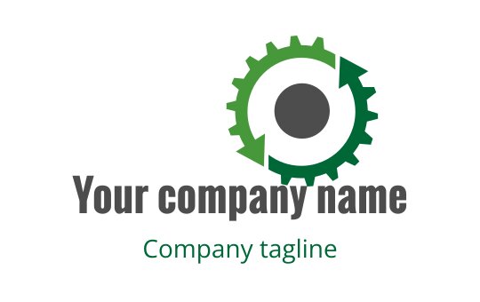 Green house logo