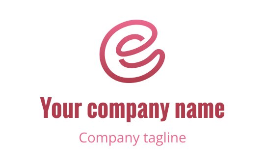 E logo