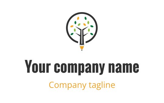 Writing logo