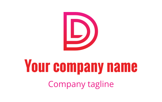 D logo