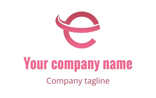 E logo