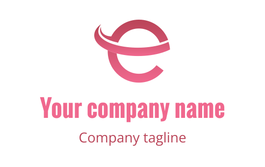 E logo