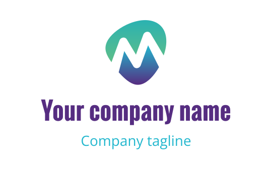 M logo
