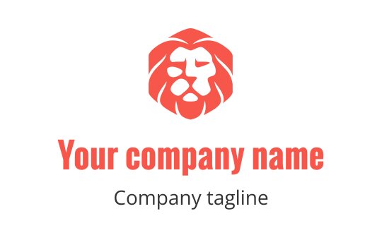 Coral logo featuring a stylized lion, representing strength and majesty in the tiger industry.