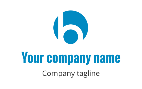 B logo