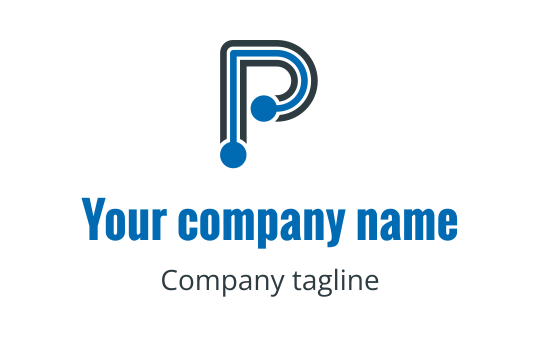 P logo