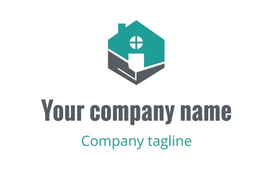 Green house logo