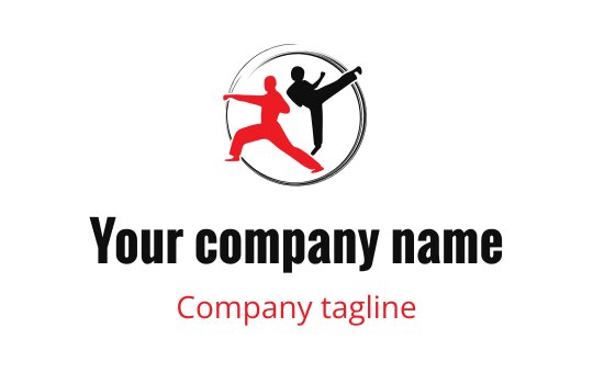 Martial arts logo
