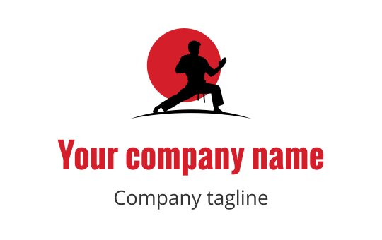 Martial arts logo