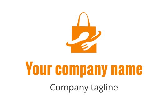 Food delivery logo