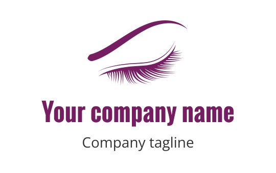 Eyelashes logo