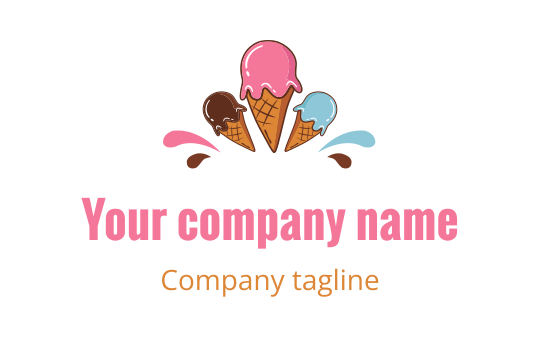 Ice cream logo