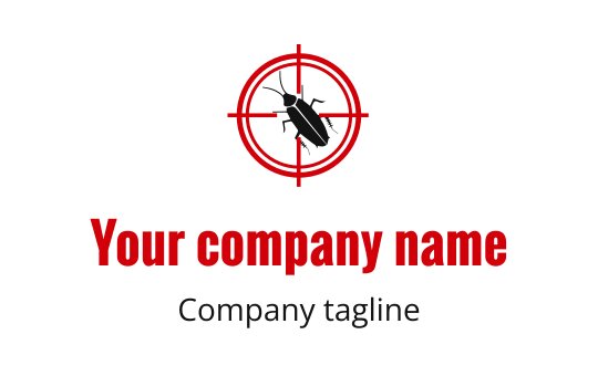 Pest control logo
