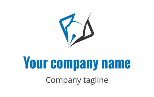 Writing logo