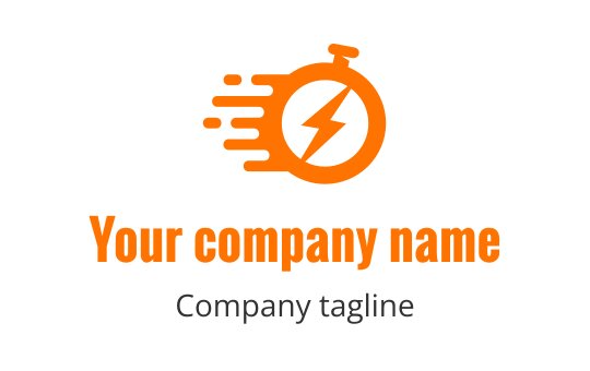 Running logo