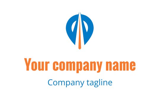 Travel, tourism logo