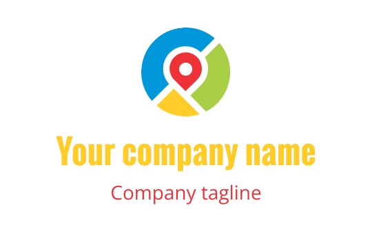 Travel, tourism logo