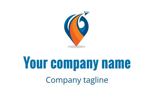 Travel, tourism logo