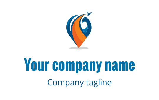 Travel, tourism logo