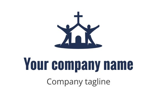 Navy logo featuring a cross symbol, representing the Christian community.