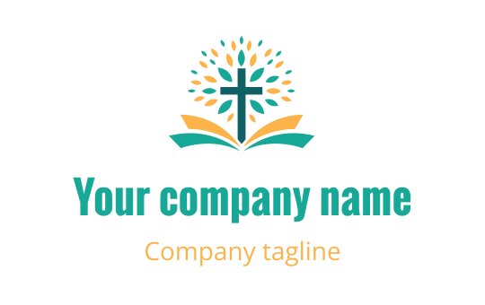 Teal and coral logo featuring a stylized cross design for the cross industry.
