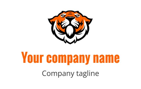 Orange tiger logo with a sleek, modern design, representing the Tiger industry.