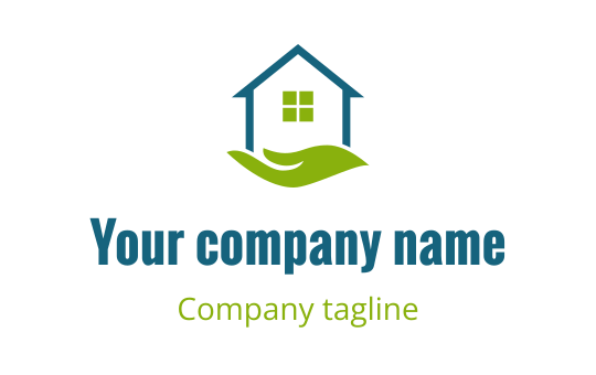 Green house logo