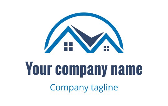 Real estate, property logo