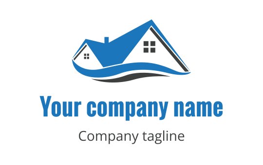 Real estate, property logo