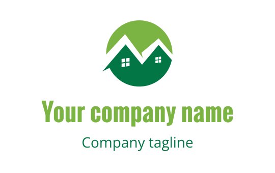Green house logo